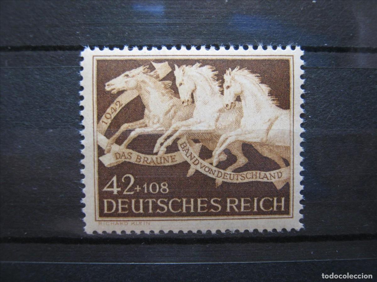 Stamps: ALEMANIA IMPERIO REICH 1942 SERIE YVERT 739 MNH** SIN CHARNELA LUJO.