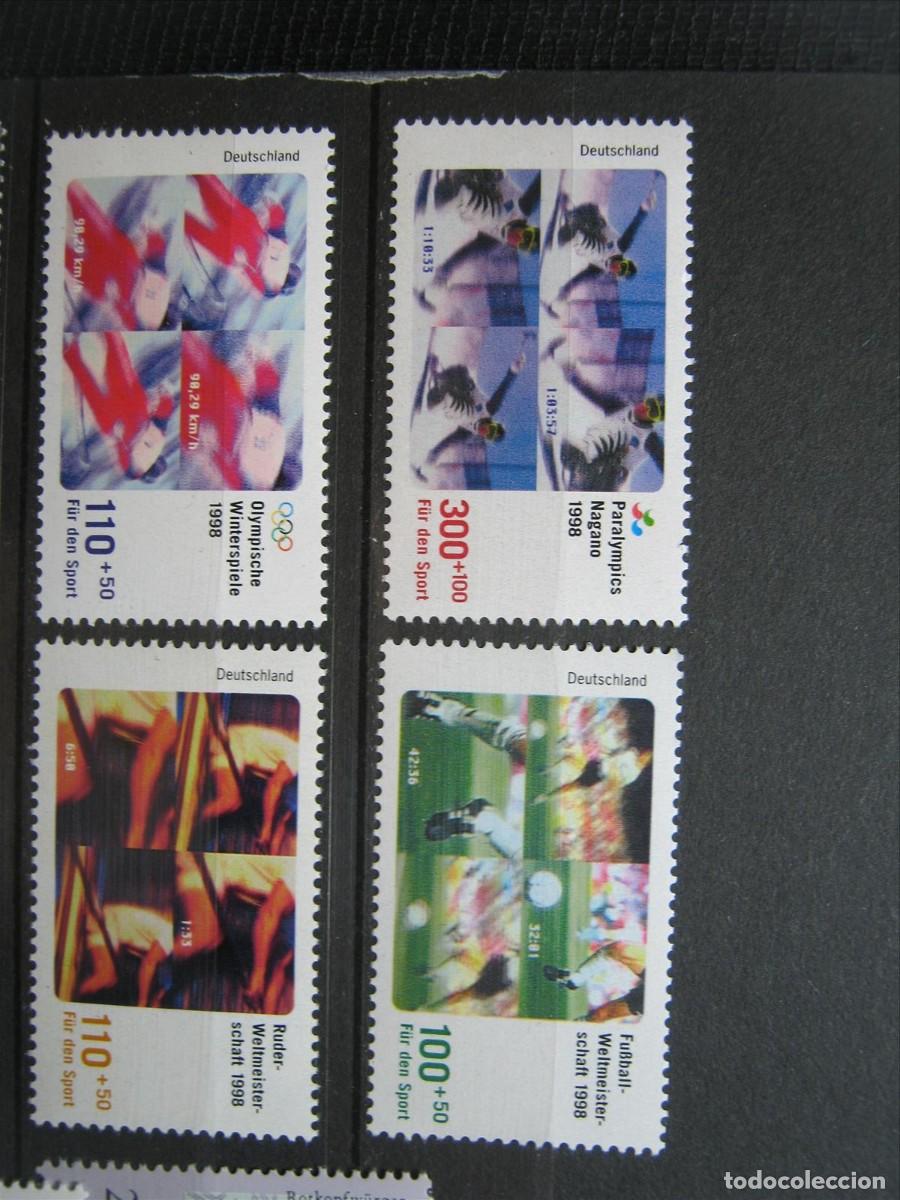 Francobolli: ALEMANIA 1998 SERIE YVERT 1800/1803 MNH** SIN CHARNELA LUJO.