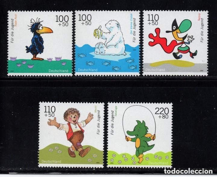 Timbres: ALEMANIA 1999 SERIE YVERT 1887/1891 MNH** SIN CHARNELA LUJO.