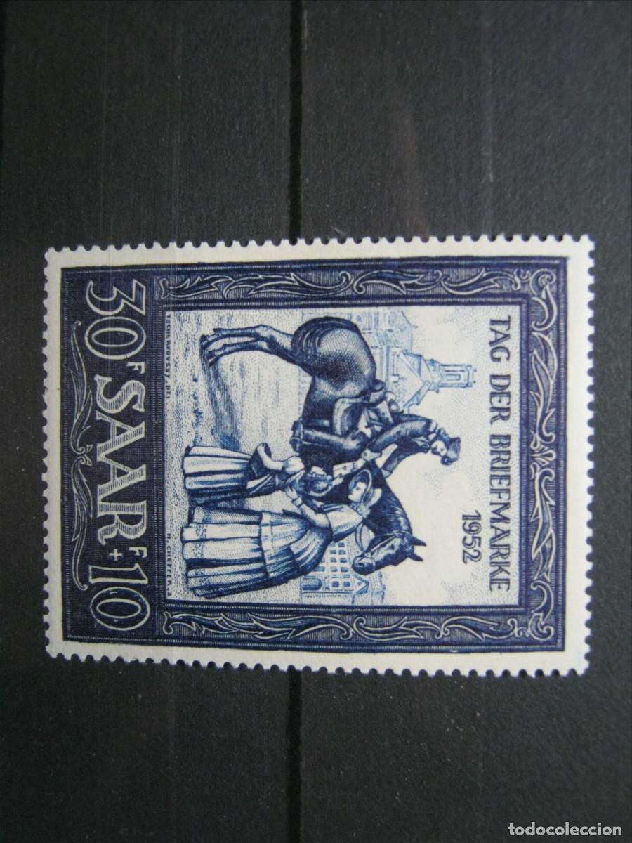 Sellos: ALEMANIA SARRE SAAR 1952 SERIE YVERT 303 LH*/MH* LUJO.