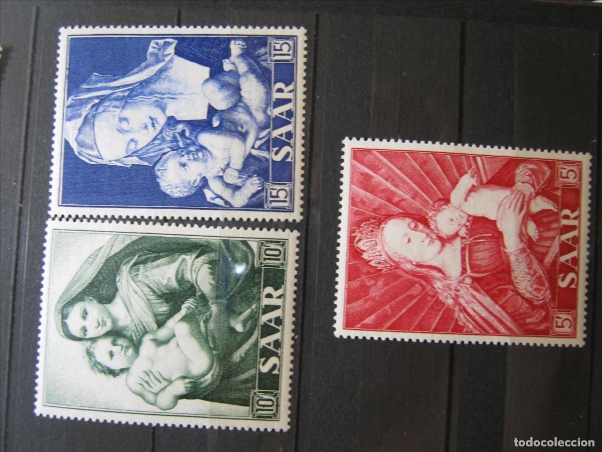 Timbres: ALEMANIA SARRE SAAR 1954 SERIE YVERT 331/333 MNH** SIN CHARNELA LUJO.