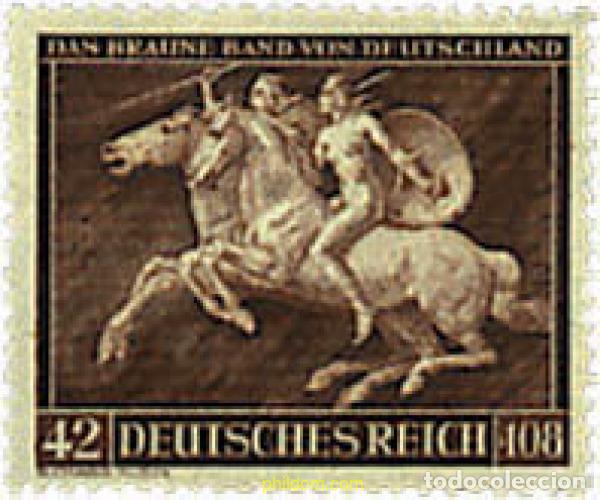 Sellos: 203272 MNH ALEMANIA 1941 8 CARRERA DE CABALLOS EN MUNICH