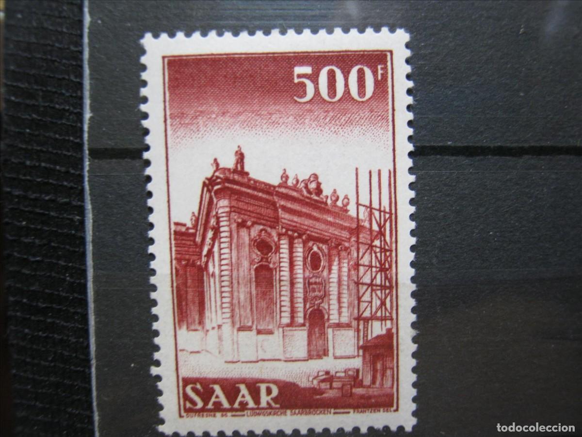 Timbres: ALEMANIA SARRE SAAR 1953 MICHEL 337 500 FRANCOS MH* LUJO.