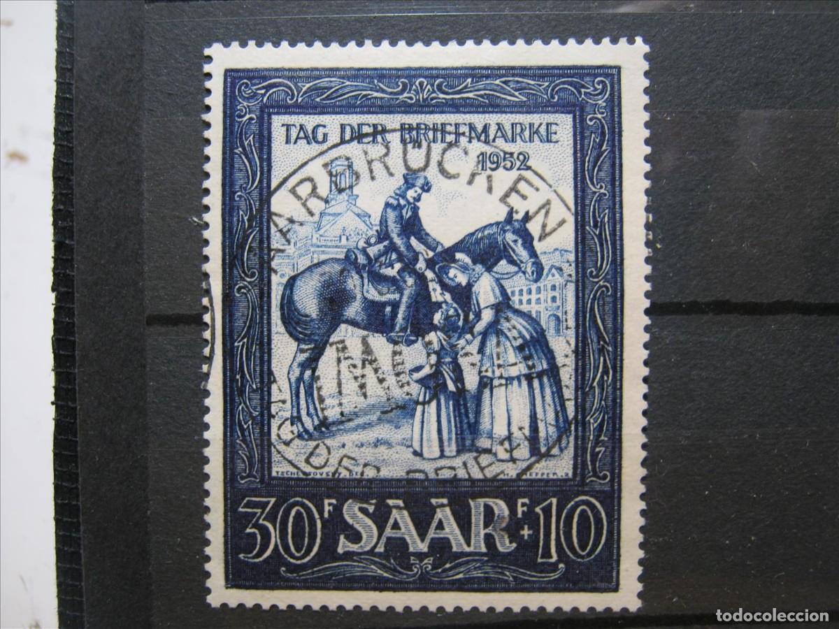Sellos: ALEMANIA SARRE SAAR 1952 SERIE YVERT 303 USADO LEER.