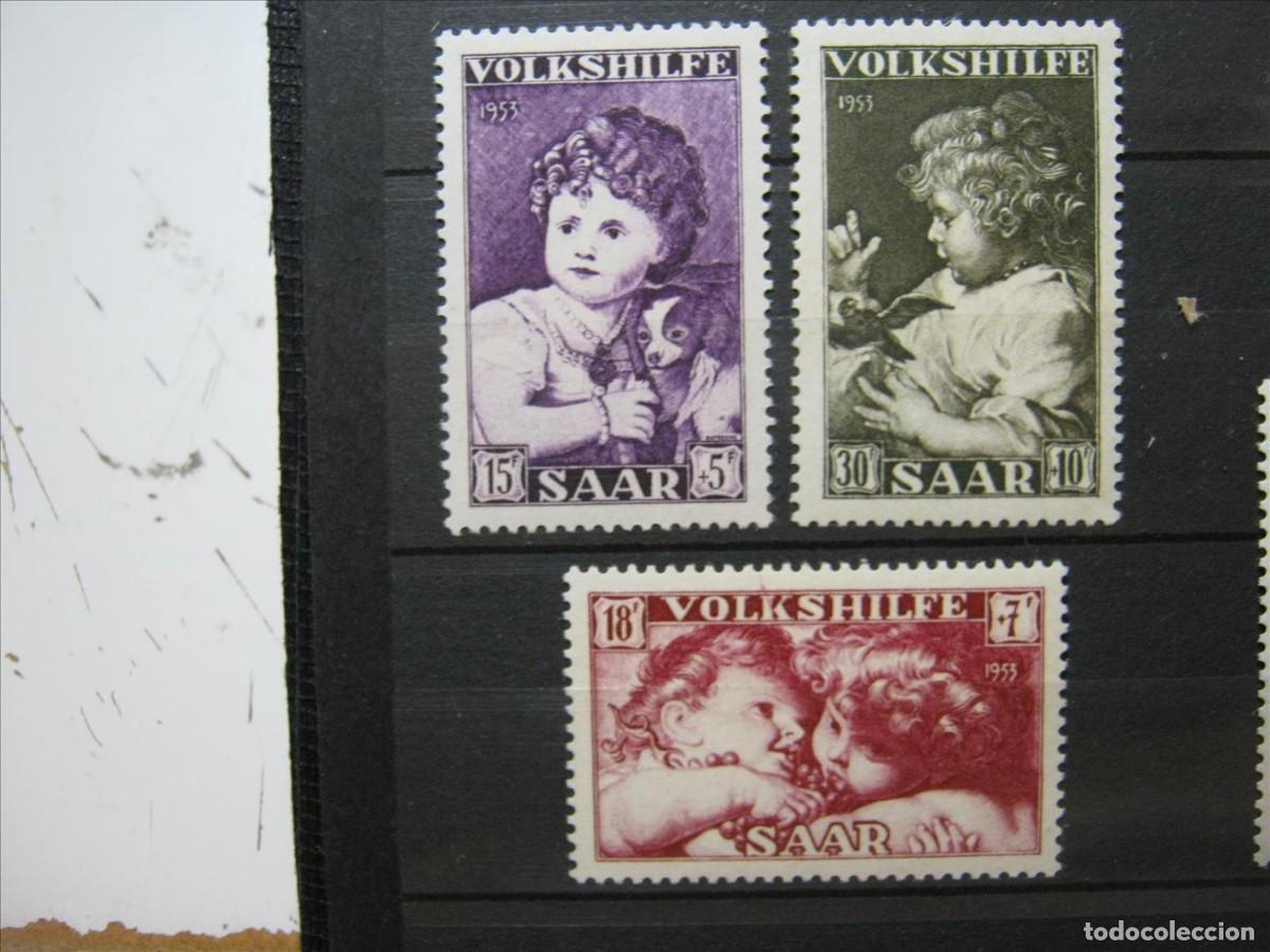 Sellos: ALEMANIA SARRE SAAR 1953 SERIE YVERT 323/325 MNH** SIN CHARNELA LUJO.