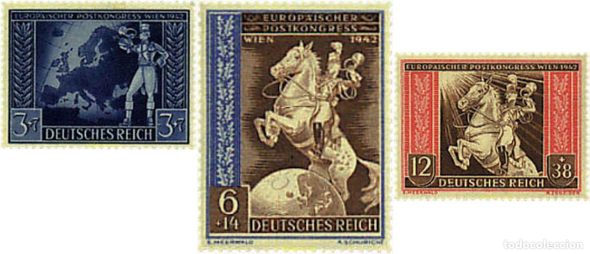 Briefmarken: 64419 MNH ALEMANIA 1942 1 CONGRESO POSTAL EUROPEO
