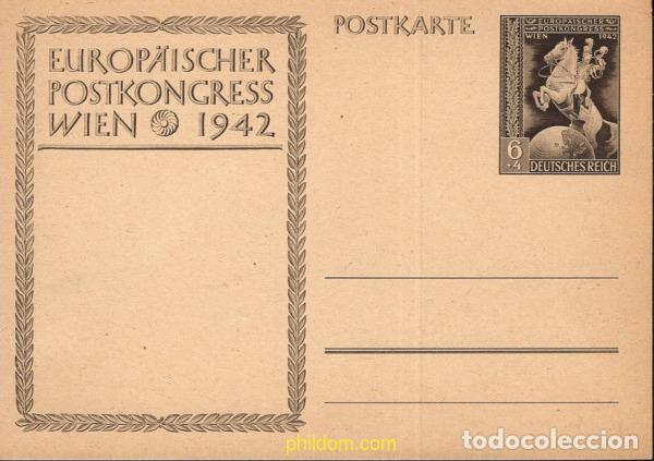 Stamps: 668370 MNH ALEMANIA 1942 1 CONGRESO POSTAL EUROPEO