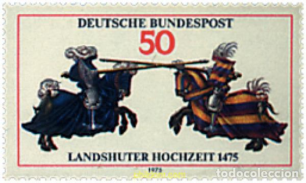 Francobolli: 64952 MNH ALEMANIA FEDERAL 1975 5 CENTENARIO DE LA BODA DEL DUQUE DE LANDSHUT