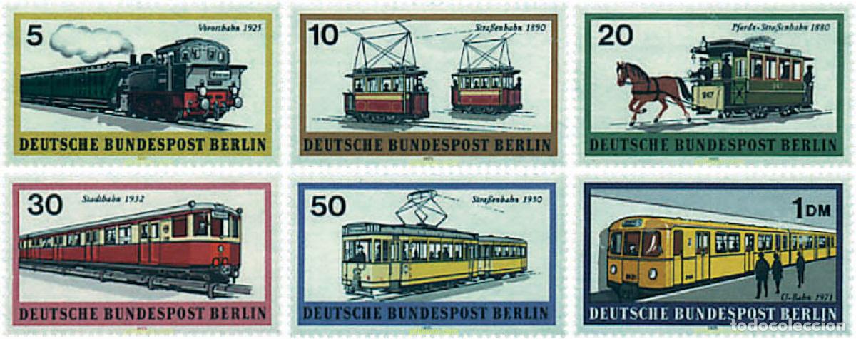 Francobolli: 56408 MNH ALEMANIA. Berl&iacute;n 1971 MEDIOS DE TRANSPORTE BERLINESES