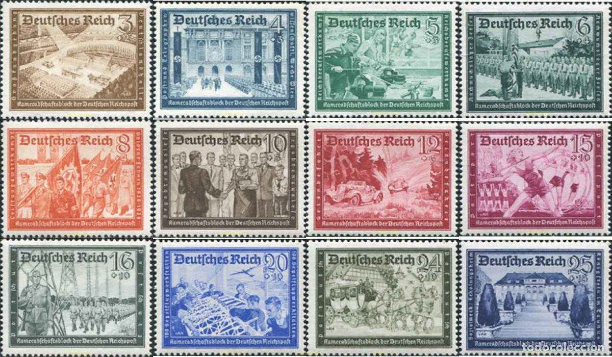 Sellos: 49262 MNH ALEMANIA 1939 FEDERACION DE CARTEROS ALEMANES