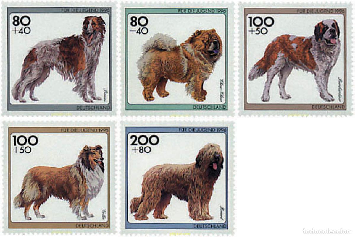 Sellos: 65106 MNH ALEMANIA FEDERAL 1996 PERROS DE RAZA