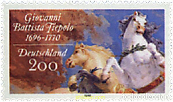 Sellos: 65107 MNH ALEMANIA FEDERAL 1996 300 ANIVERSARIO DEL PINTOR GIOVANNI B. TIEPOLO.