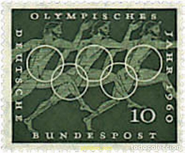Sellos: 616129 MNH ALEMANIA FEDERAL 1960 17 JUEGOS OLIMPICOS VERANO ROMA 1960
