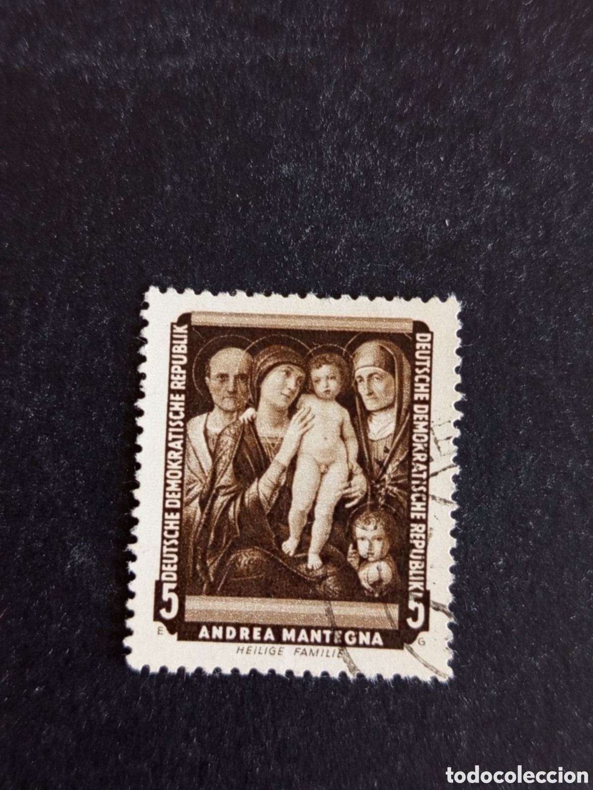 Sellos: Alemania Oriental, 1957. Pintura de Montegna. Yvert 302. Pedido m&iacute;nimo 3 &euro;. Ver fotos