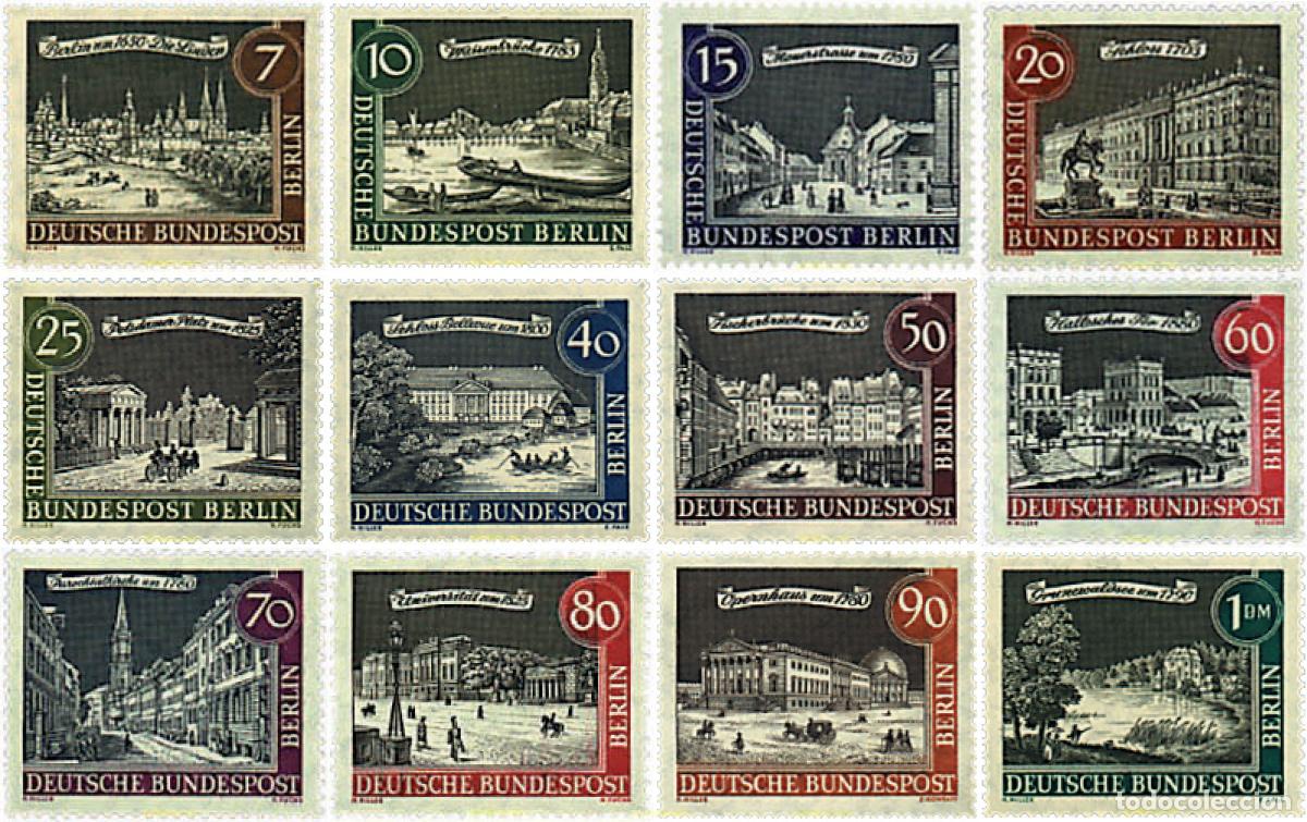 Sellos: 64675 MNH ALEMANIA. Berl&iacute;n 1962 VISTAS DE BERLIN