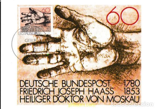 Briefmarken: 605791 MNH ALEMANIA FEDERAL 1980 BICENTENARIO DEL NACIMIENTO DEL DR. FRIEDRICH JOSEPH HAASS