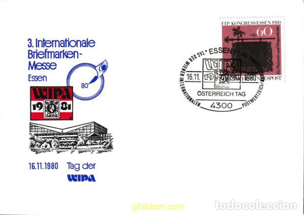 Briefmarken: 605513 MNH ALEMANIA FEDERAL 1980 CONGRESO DE LA FEDERACION INTERNACIONAL DE FILATELIA EN ESSEN