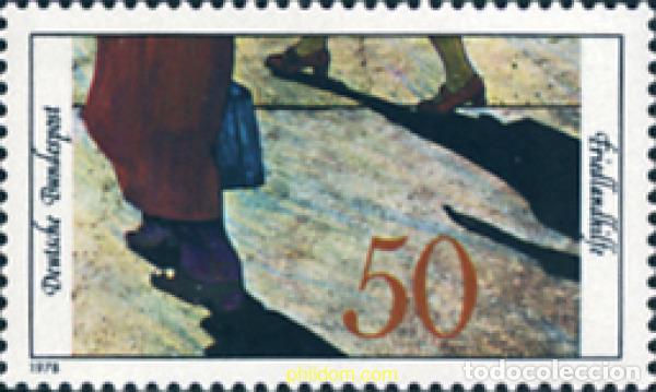 Briefmarken: 150270 MNH ALEMANIA FEDERAL 1978 20 ANIVERSARIO DE LA ASISTENCIA A LOS REFUGIADOS