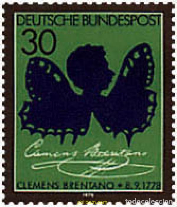Briefmarken: 77508 MNH ALEMANIA FEDERAL 1978 200 ANIVERSARIO DEL NACIMIENTO DE CLEMENS BRENTANO