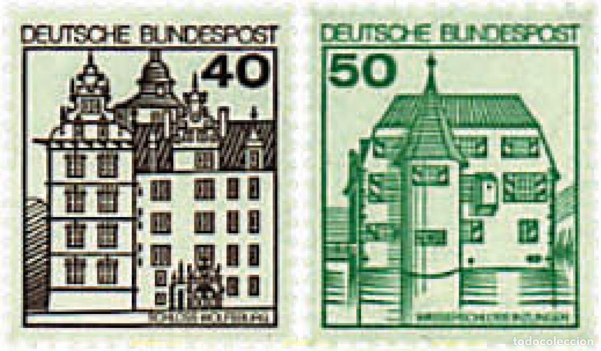 Briefmarken: 145185 MNH ALEMANIA FEDERAL 1980 CASTILLOS