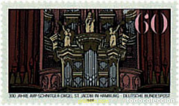 Sellos: 145914 MNH ALEMANIA FEDERAL 1989 300 ANIVERSARIO DEL ORGANO DE LA IGLESIA DE SAN JACOBO DE HAMBURGO