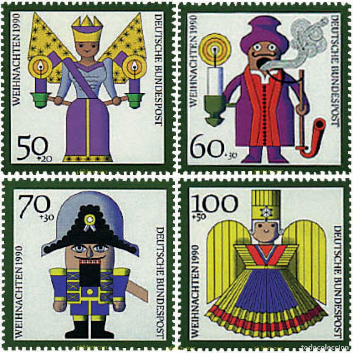Sellos: 65047 MNH ALEMANIA FEDERAL 1990 NAVIDAD
