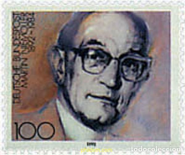 Sellos: 146087 MNH ALEMANIA FEDERAL 1992 CENTENARIO DEL NACIMIENTO DE MARTIN NIEMULLER