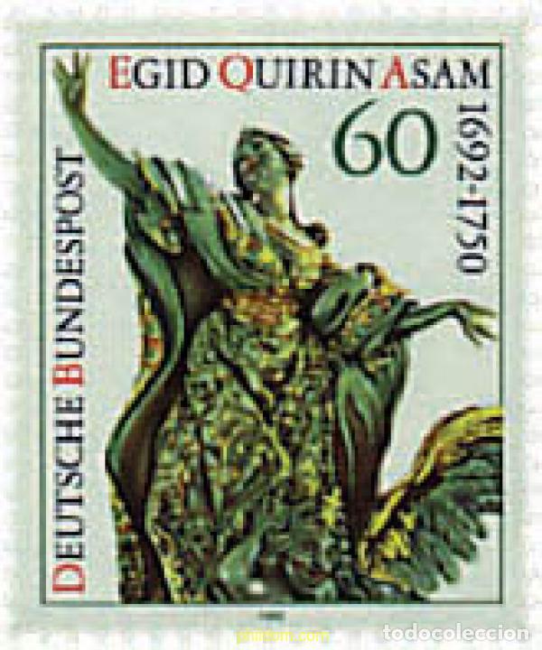 Sellos: 146118 MNH ALEMANIA FEDERAL 1992 300 ANIVERSARIO DEL NACIMIENTO DE EGID QUIRIN ASAM