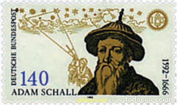 Sellos: 146097 MNH ALEMANIA FEDERAL 1992 4 CENTENARIO DEL NACIMIENTO DE JOHANN ADAM SCHALL VON BELL