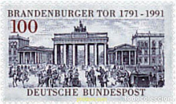 Sellos: 145993 MNH ALEMANIA FEDERAL 1991 BICENTENARIO DE LA PUERTA DE BRANDENBURGO