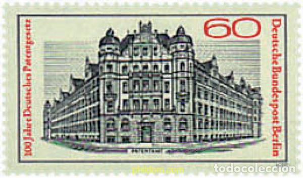 Sellos: 64697 MNH ALEMANIA. Berl&iacute;n 1977 CENTENARIO DE LA LEY DE PATENTES DE INVENCION