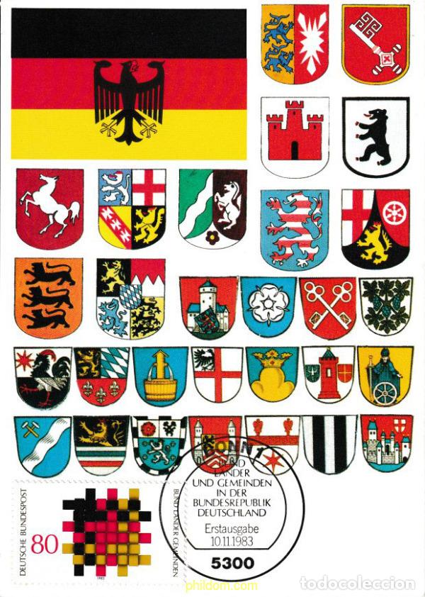 Sellos: 605789 MNH ALEMANIA FEDERAL 1983 PRINCIPIOS DE LA DEMOCRACIA. FEDERACION DE LAS REGIONES Y COMUNIDA