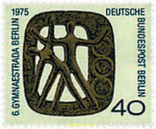 Sellos: 64692 MNH ALEMANIA. Berl&iacute;n 1975 6 FESTIVAL DE GIMNASIA EN BERLIN.