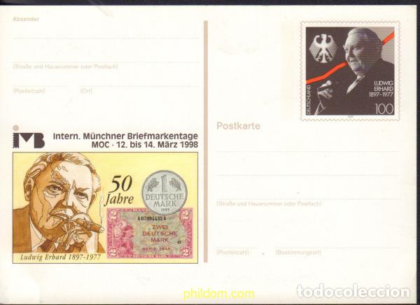 Sellos: 588125 MNH ALEMANIA FEDERAL 1997 CENTENARIO DEL NACIMIENTO DE LUDWIG ERHARD