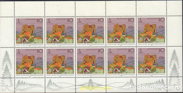 Selos: 146715 MNH ALEMANIA FEDERAL 1998 MILENARIO DE LA VILLA DE BAD FRANKENHAUSEN
