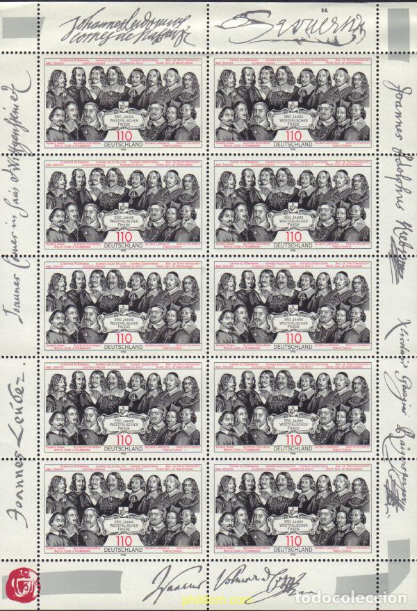Selos: 146716 MNH ALEMANIA FEDERAL 1998 350 ANIVERSARIO DE LOS TRATADOS DE WESTPHALIA