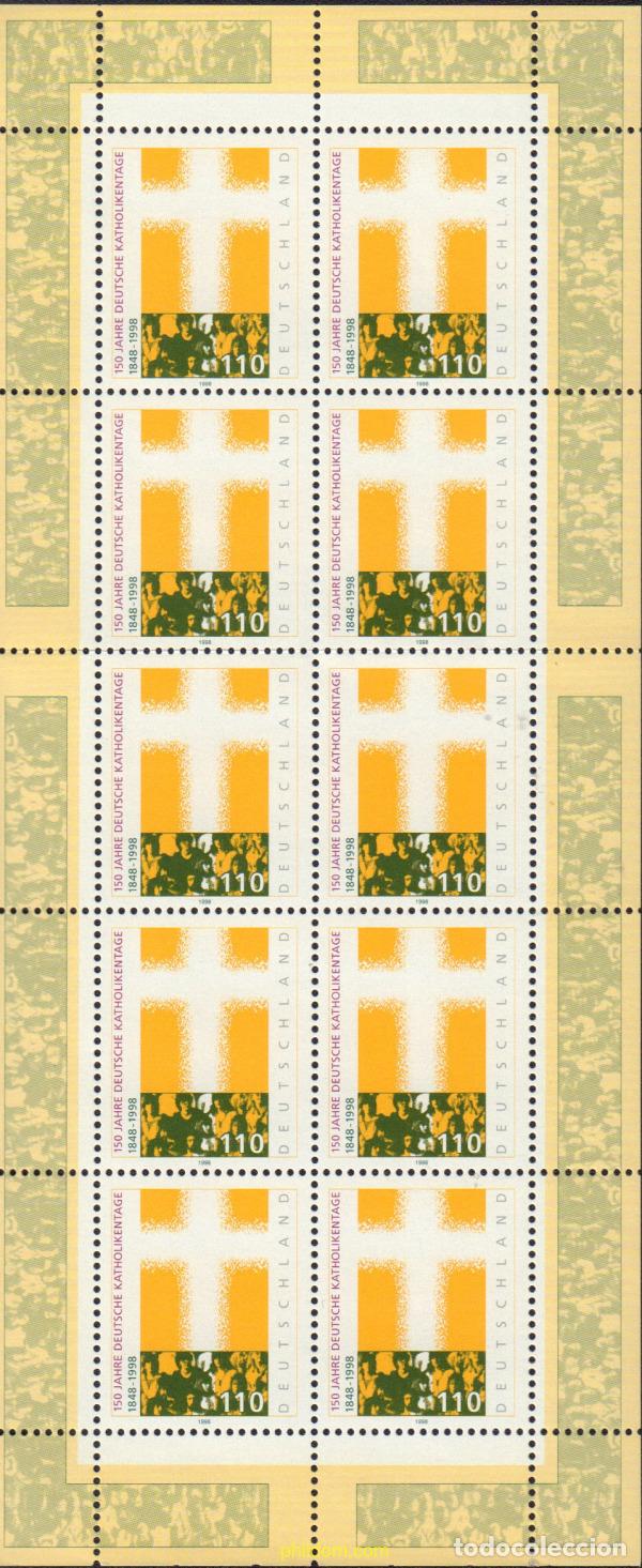 Sellos: 146725 MNH ALEMANIA FEDERAL 1998 150 ANIVERSARIO DEL CONGRESO DE LOS CATOLICOS ALEMANES