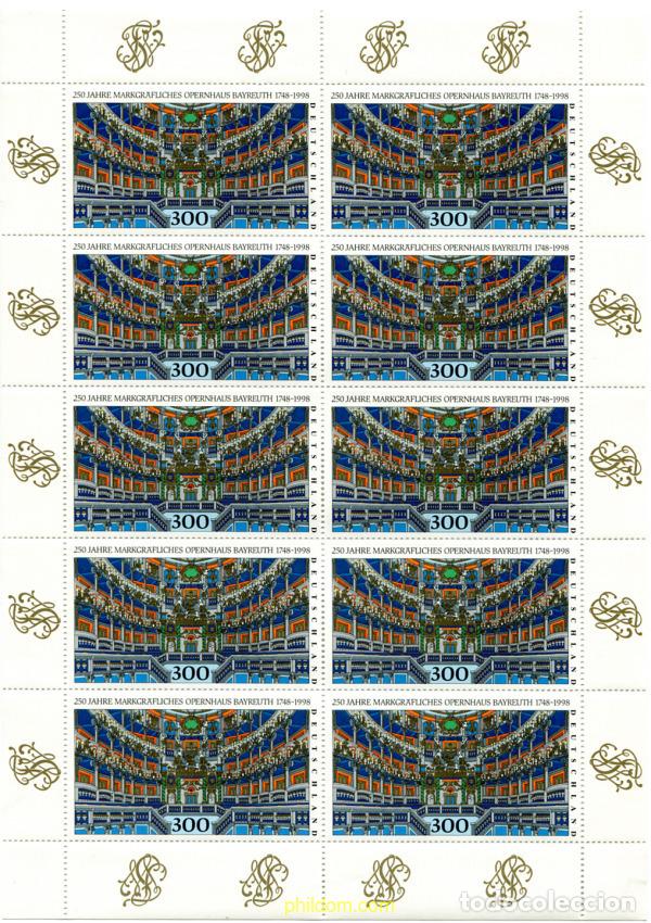Sellos: 146720 MNH ALEMANIA FEDERAL 1998 250 ANIVERSARIO DE LA OPERA DE BAYREUTH