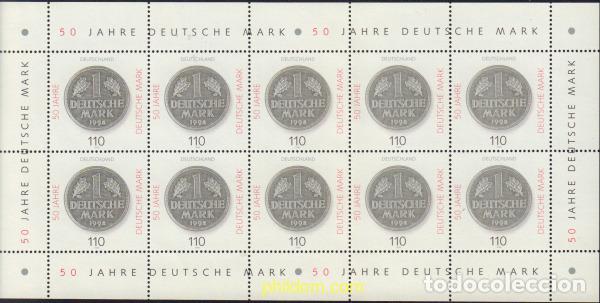 Sellos: 146726 MNH ALEMANIA FEDERAL 1998 50 ANIVERSARIO DEL DEUSCHE MARK