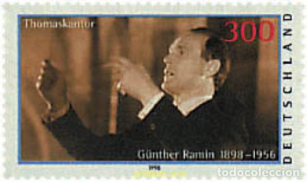 Sellos: 42204 MNH ALEMANIA FEDERAL 1998 CENTENARIO DEL NACIMIENTO DE G&Uuml;NTHER RAMIN