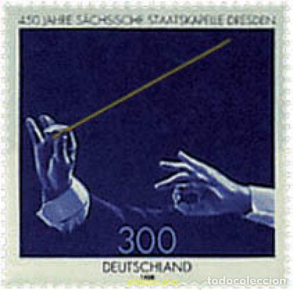 Sellos: 51198 MNH ALEMANIA FEDERAL 1998 450 ANIVERSARIO DE LA ORQUESTA NACIONAL SAJONA DE DRESDE