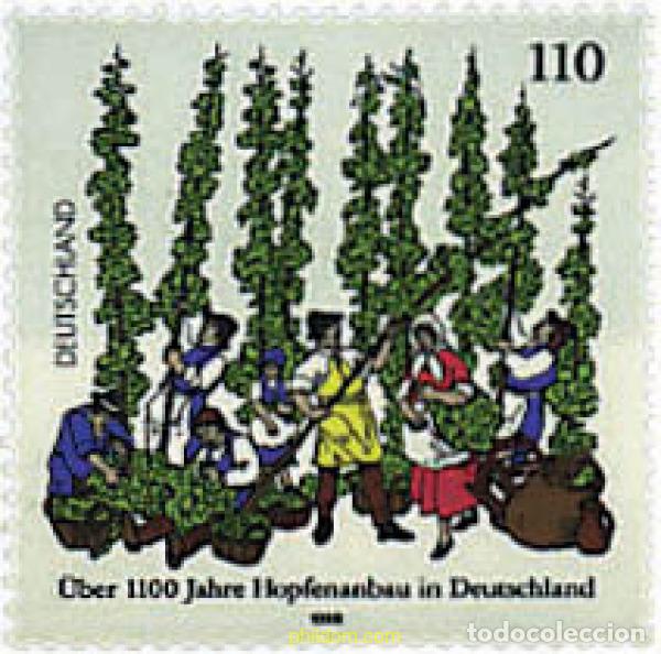 Sellos: 42205 MNH ALEMANIA FEDERAL 1998 LA CULTURA DEL HOUBLON EN ALEMANIA DESPUES DE 1100 A&Ntilde;OS