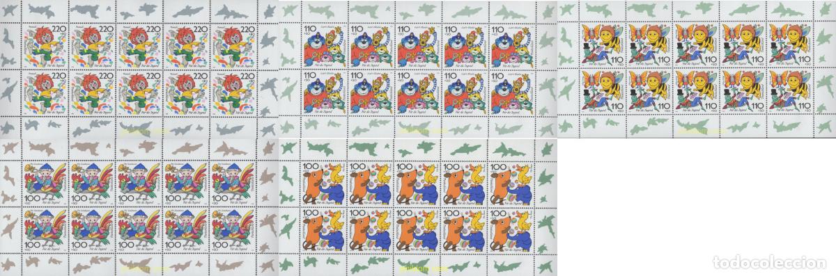 Sellos: 146724 MNH ALEMANIA FEDERAL 1998 PRO JUVENTUD. PERSONAJES DE DIBUJOS ANIMADOS