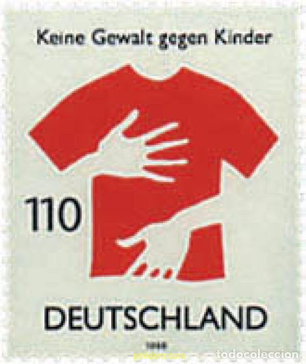 Sellos: 41354 MNH ALEMANIA FEDERAL 1998 NO VIOLENCIA PARA LOS NI&Ntilde;OS