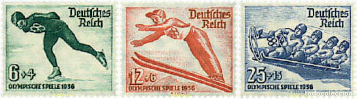Timbres: 70357 MNH ALEMANIA 1935 4 JUEGOS OLIMPICOS INVIERNO GARMISCH 1936
