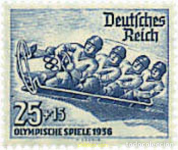 Briefmarken: 611936 MNH ALEMANIA 1935 4 JUEGOS OLIMPICOS INVIERNO GARMISCH 1936