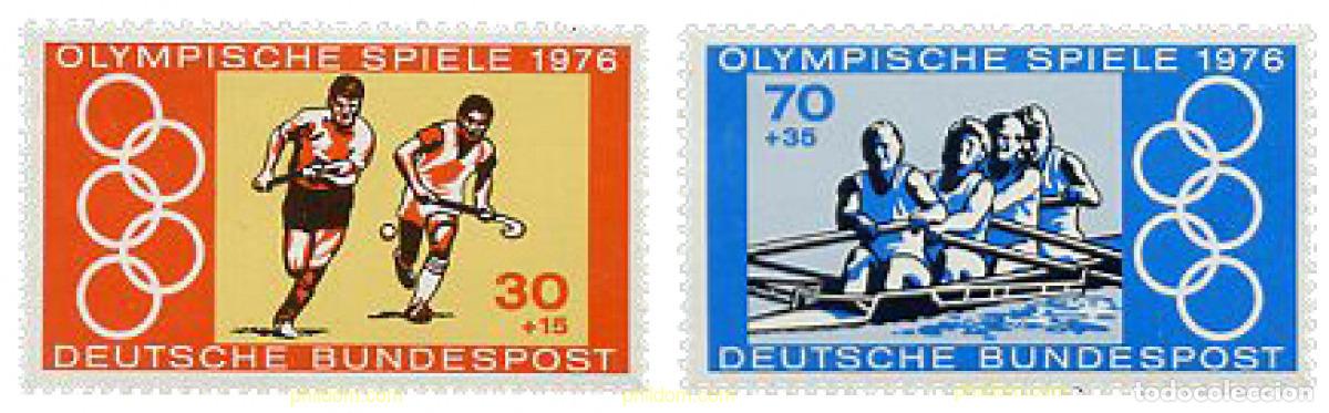 Sellos: 105998 MNH ALEMANIA FEDERAL 1976 21 JUEGOS OLIMPICOS VERANO MONTREAL 1976