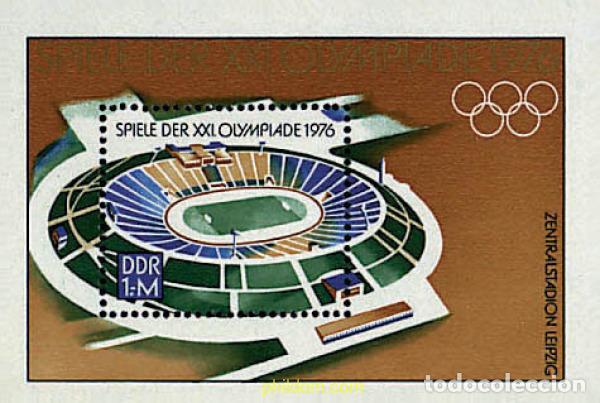 Selos: 64599 MNH ALEMANIA DEMOCRATICA 1976 21 JUEGOS OLIMPICOS VERANO MONTREAL 1976