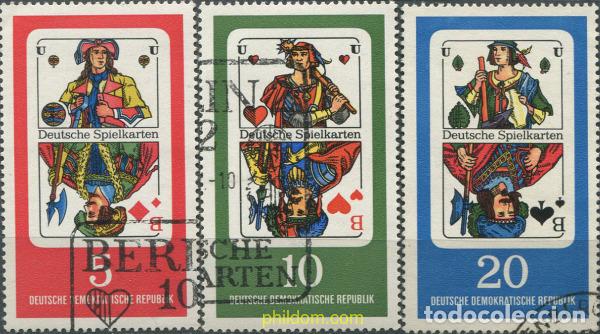 Sellos: 679191 USED ALEMANIA DEMOCRATICA 1967 JUEGOS DE CARTAS