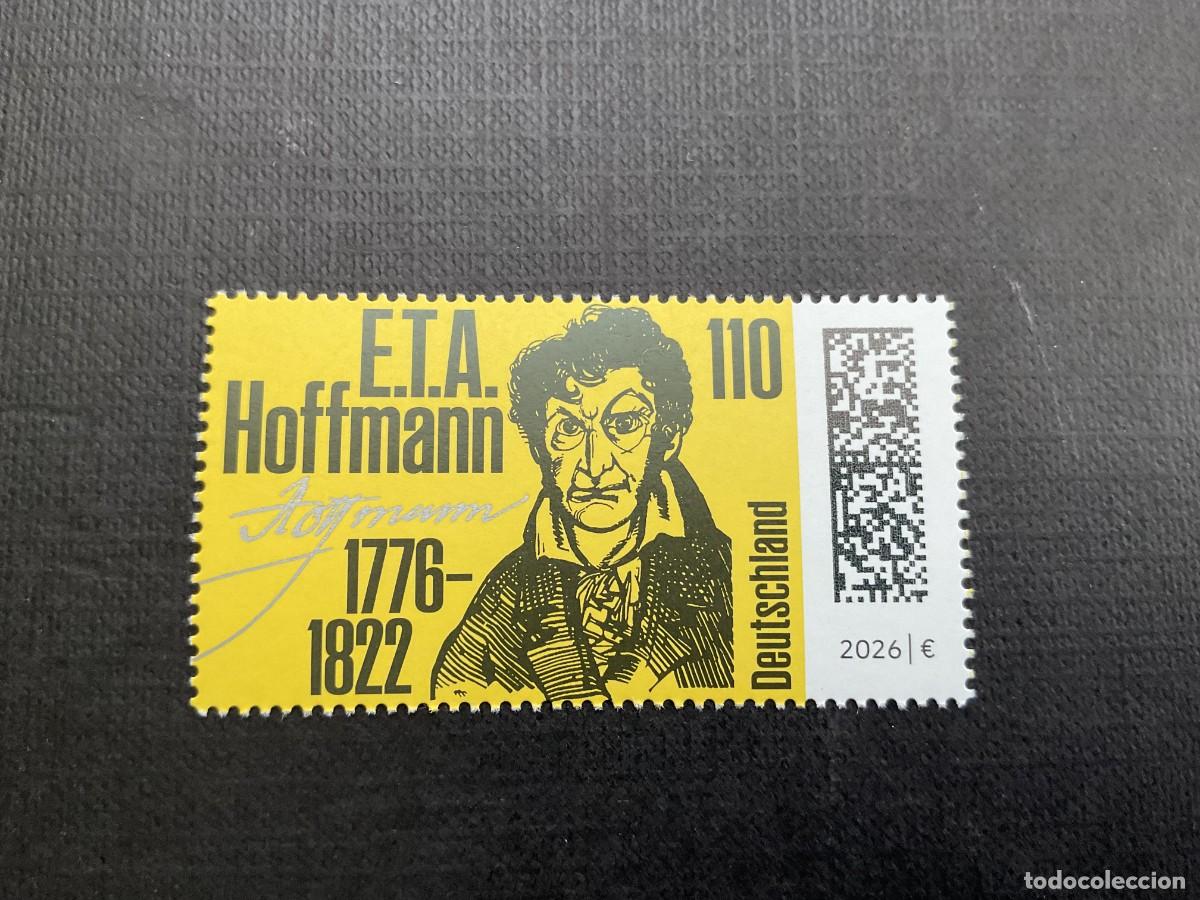 Sellos: ALEMANIA FEDERAL A&Ntilde;O 2026. 250 ANIVERSARIO NACIMIENTO DEL ESCRITOR E.T.A.HOFFMANN